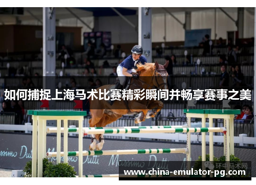 如何捕捉上海马术比赛精彩瞬间并畅享赛事之美